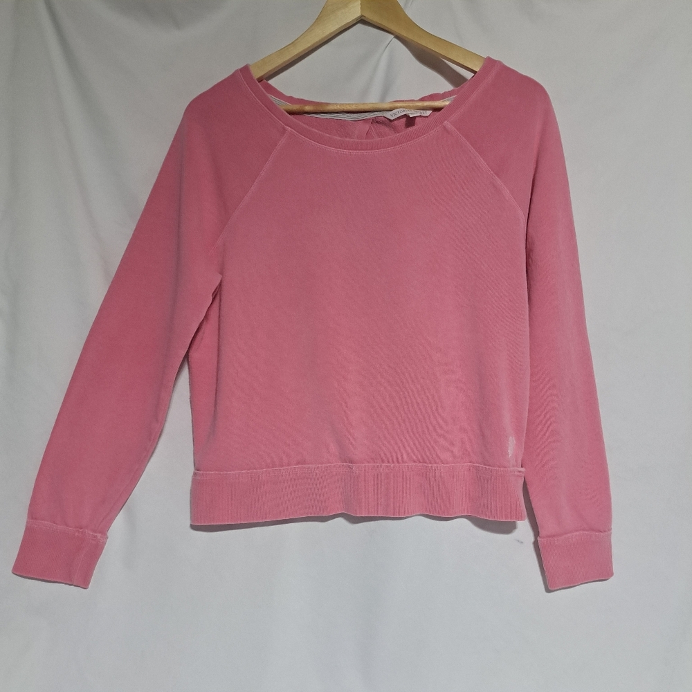 Victorias Secret XS Twist Knot Back Long Sleeve‎ Sweater Pink